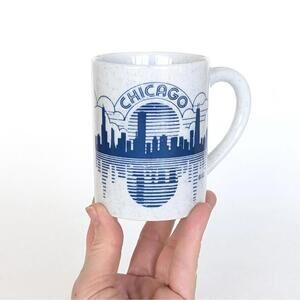 Vintage Chicago Souvenir Coffee Mug with City Skyline - Made in Japan